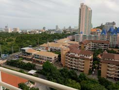 View facing north