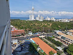 The view from a balcony