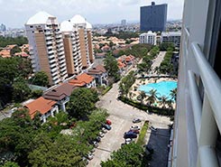 View of the swimming pool