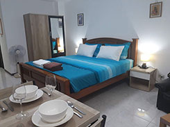 Wooden bed